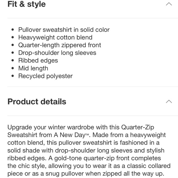 Quarter zip sweatshirt - Picture 8 of 8